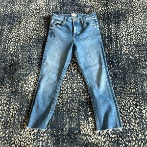 Mother Mid Rise Dazzler Crop Fray in color We’re All in This Together